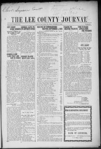 The Lee County journal, 1923 October 12