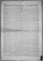 Banks County gazette, 1890 October 1