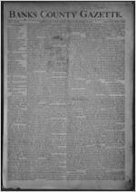Banks County gazette, 1891 January 28