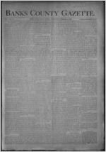 Banks County gazette, 1891 February 11