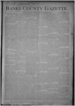 Banks County gazette, 1891 February 18