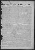 Banks County gazette, 1891 December 9