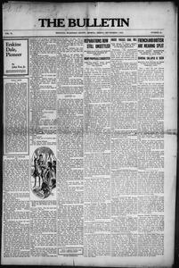 The bulletin, 1922 September 1