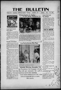 The bulletin, 1940 November 29