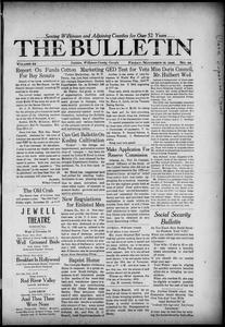 The bulletin, 1946 November 15