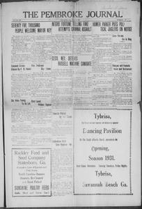 The Pembroke journal, 1931 June 27