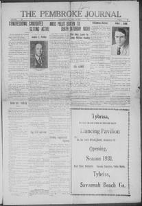 The Pembroke journal, 1931 August 15
