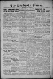 The Pembroke journal, 1933 October 13