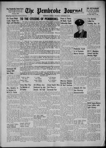 The Pembroke journal, 1957 November 14