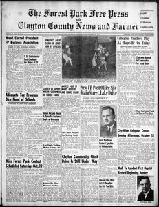 The Forest Park free press and Clayton County news and farmer, 1957 September 25