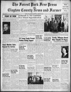 The Forest Park free press and Clayton County news and farmer, 1958 February 12