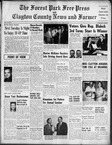 The Forest Park free press and Clayton County news and farmer, 1958 April 23
