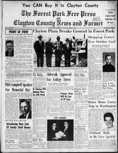 The Forest Park free press and Clayton County news and farmer, 1960 April 6