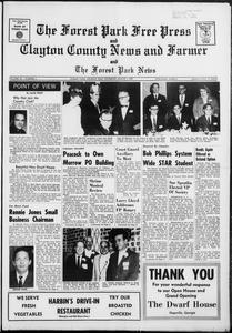 The Forest Park free press and Clayton County news and farmer and the Forest Park news, 1968 March 7