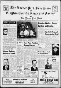 The Forest Park free press and Clayton County news and farmer and the Forest Park news, 1968 August 15