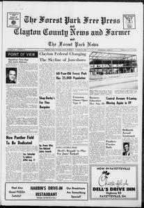 The Forest Park free press and Clayton County news and farmer and the Forest Park news, 1968 August 22