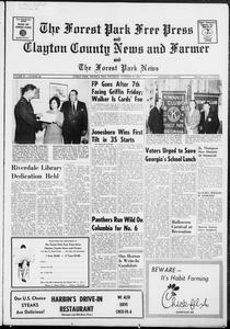 The Forest Park free press and Clayton County news and farmer and the Forest Park news, 1968 October 24