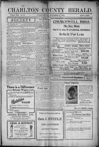 Charlton County herald, 1910 November 17