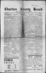 Charlton County herald, 1927 May 26