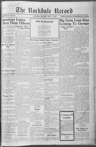 The Rockdale record, 1929 November 1