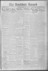 The Rockdale record, 1929 November 15