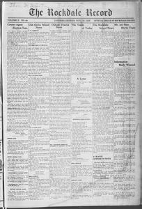 The Rockdale record, 1929 November 29