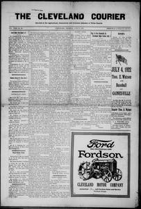 Cleveland courier, 1922 June 30