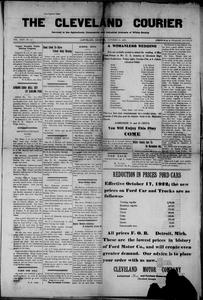 Cleveland courier, 1922 October 27