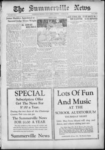 The Summerville news, 1925 October 22