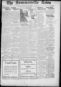 The Summerville news, 1925 November 26