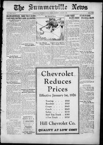 The Summerville news, 1926 January 7