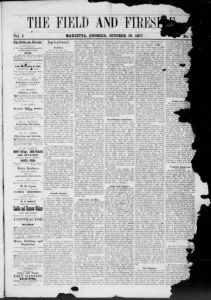 The field and fireside, 1877 October 30