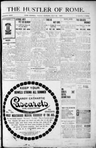 The Hustler of Rome, 1897 July 23