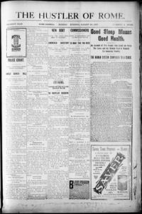 The Hustler of Rome, 1897 August 30