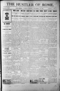 The Hustler of Rome, 1897 September 23