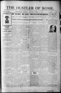 The Hustler of Rome, 1897 October 6