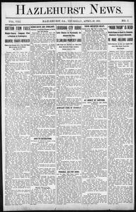 Hazlehurst news, 1910 April 28