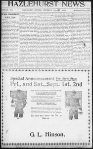 Hazlehurst news, 1911 August 31