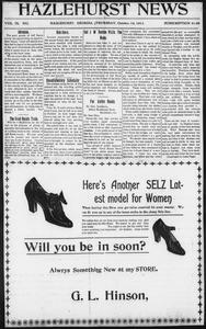 Hazlehurst news, 1911 October 12