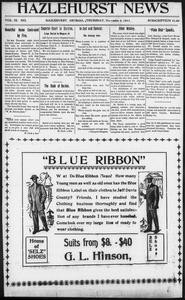 Hazlehurst news, 1911 November 2