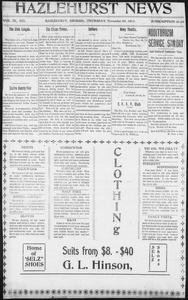 Hazlehurst news, 1911 November 23