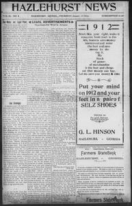 Hazlehurst news, 1912 January 11