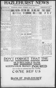 Hazlehurst news, 1913 August 21