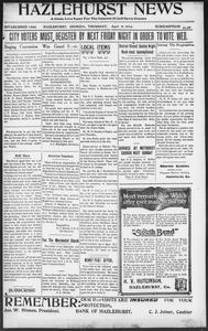 Hazlehurst news, 1914 April 9