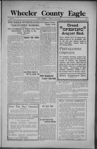 Wheeler county eagle, 1913 July 25