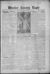 Wheeler county eagle, 1931 November 27