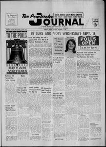 The Pembroke journal and Bryan Countian, 1968 September 12