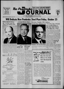 The Pembroke journal and Bryan Countian, 1968 September 26