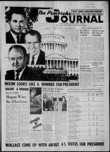 The Pembroke journal and Bryan Countian, 1968 November 7