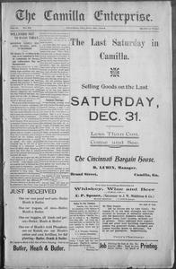 The Camilla enterprise, 1904 December 30